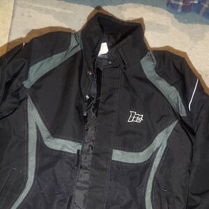 Men's Black and Gray Performance Jacket